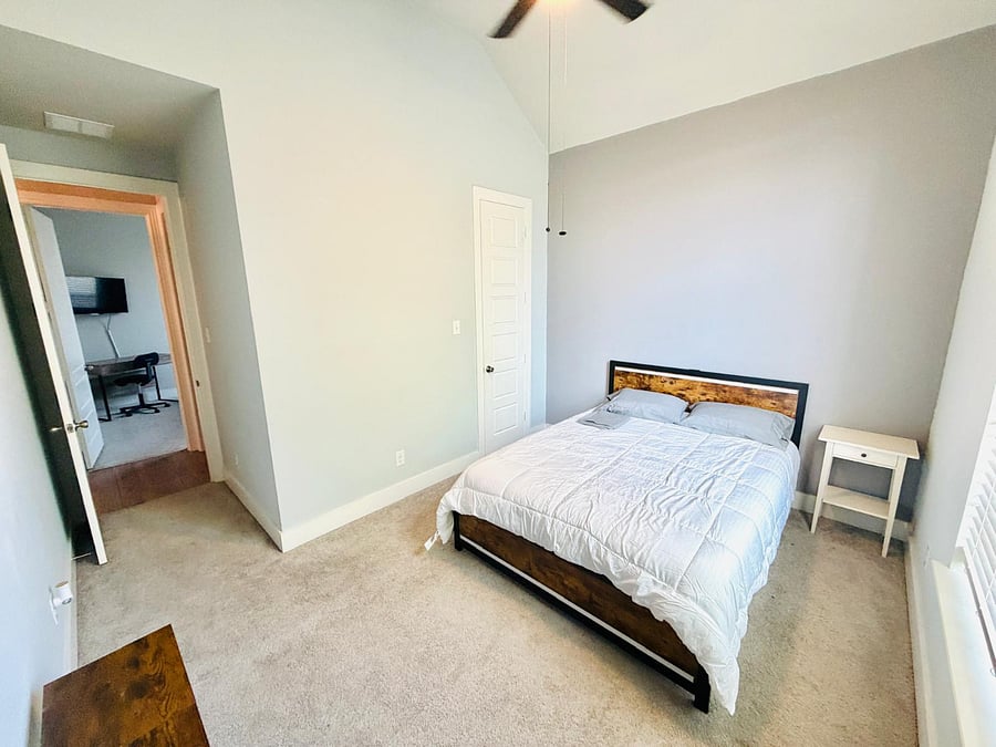 Every guest deserves a place to relax and recharge. Whether it's a restful night's sleep after a day of exploring or a quiet space to unwind before tomorrow's adventures, this inviting bedroom offers comfort that helps everyone feel right at home.