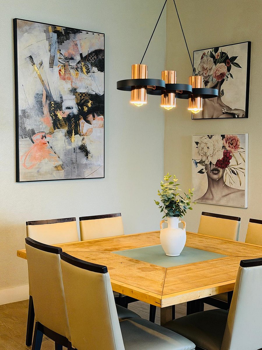 From takeout after a long day to a homemade family feast, this spacious dining area invites everyone to slow down, reconnect, and enjoy the comfort of sharing a meal together.