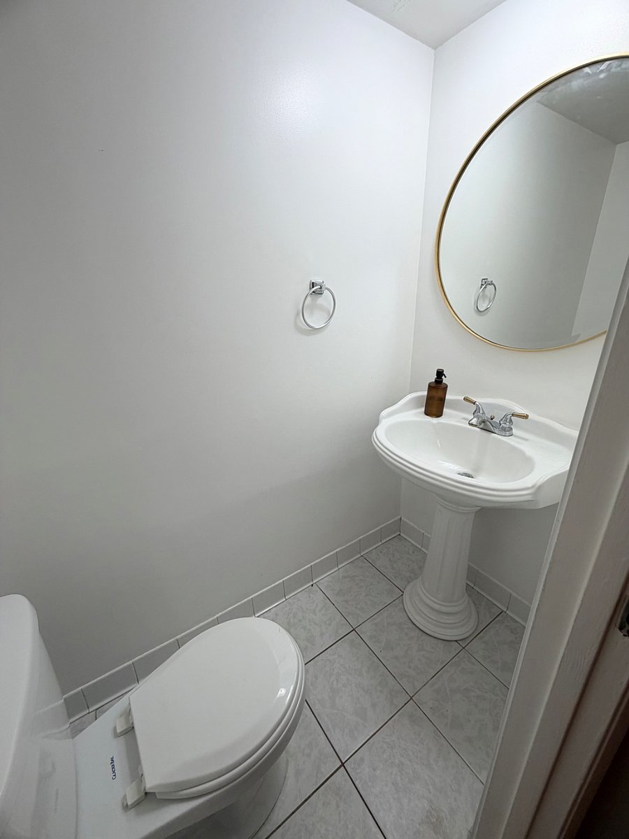 Downstairs half bathroom