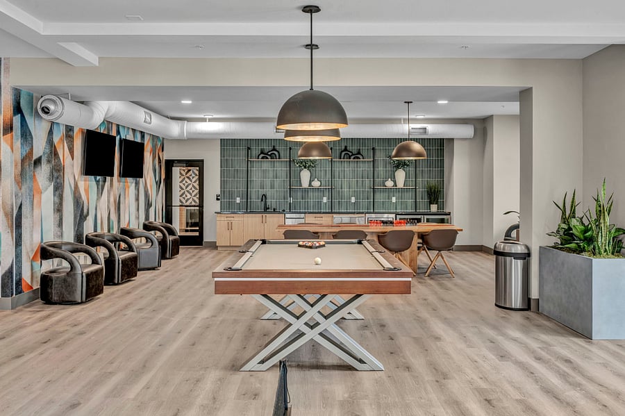 Clubhouse with Pool Table