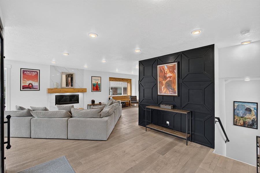 View of living room from foyer