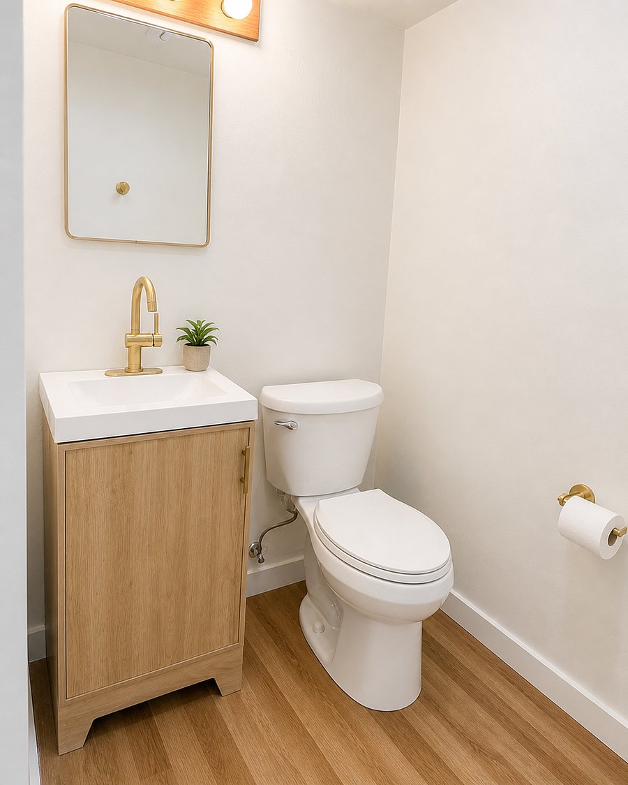 Second bathroom with shower.