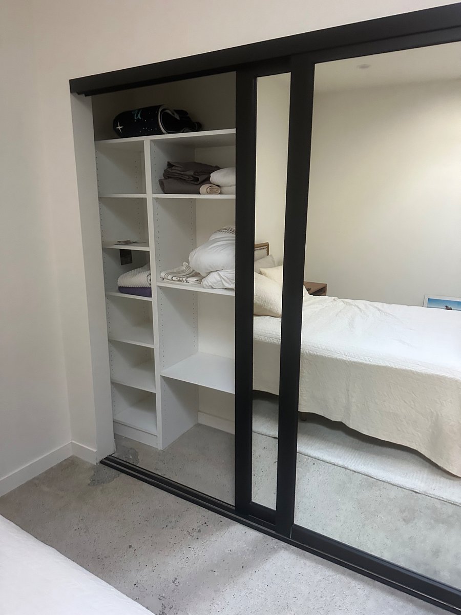 Shelving in closet