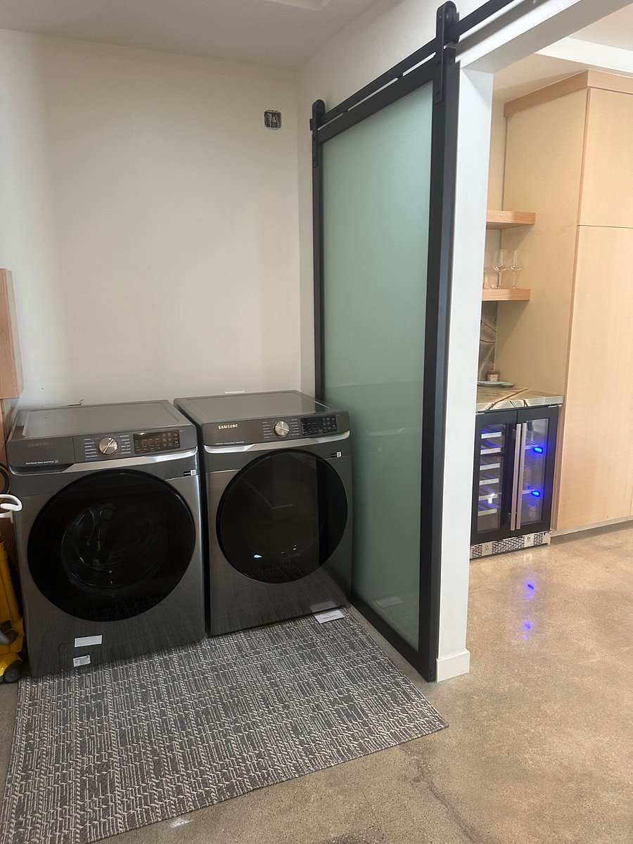 New washer and dryer
