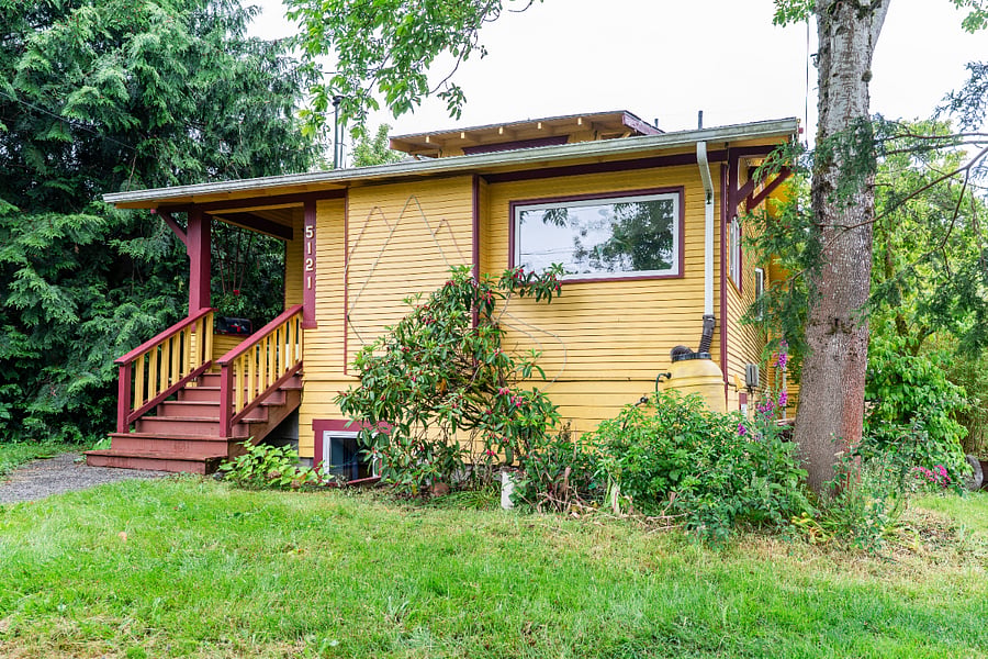 situated on a quiet residential street