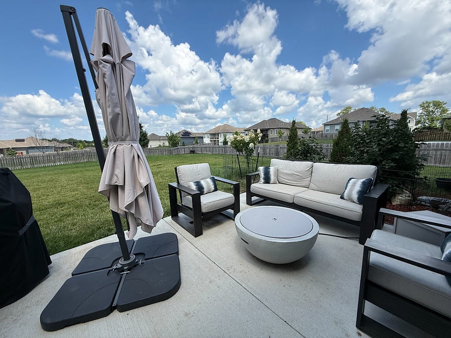 Shared patio