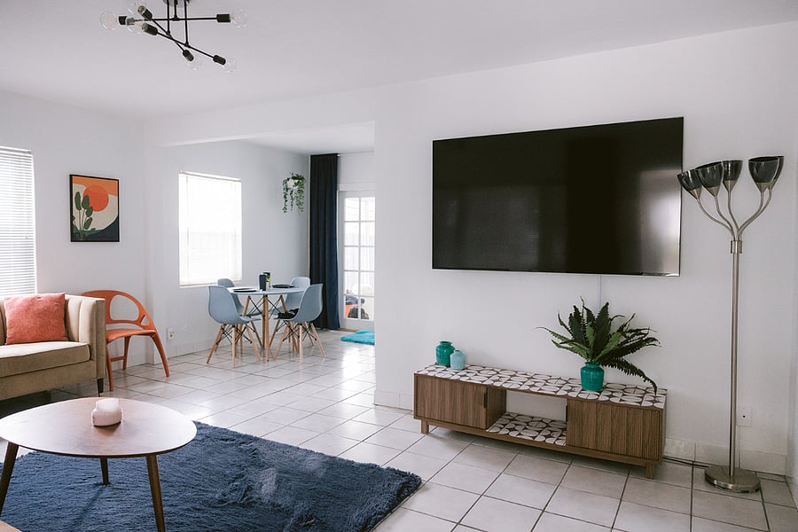 75" TV AND CONSOLE