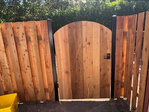 Locked backyard