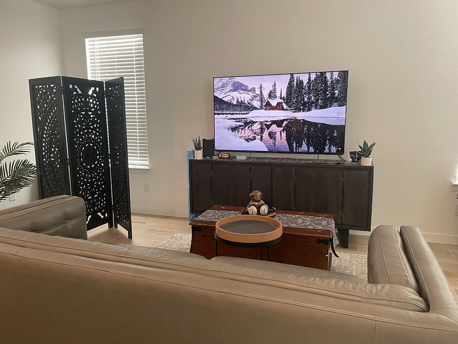 Downstairs living area
