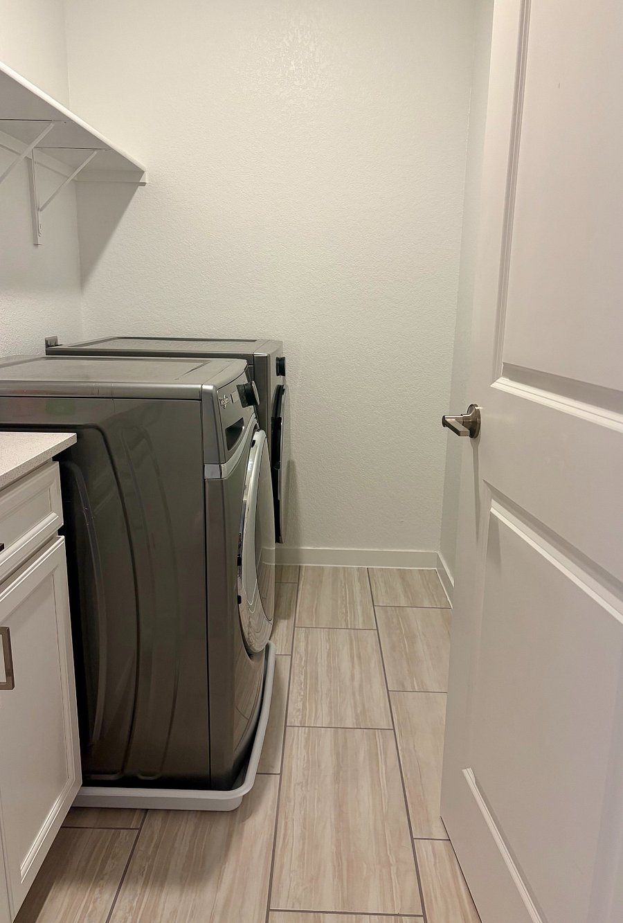 Washer dryer upstairs