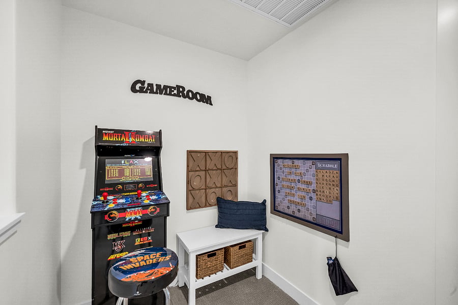Game room "nook" on the second floor.