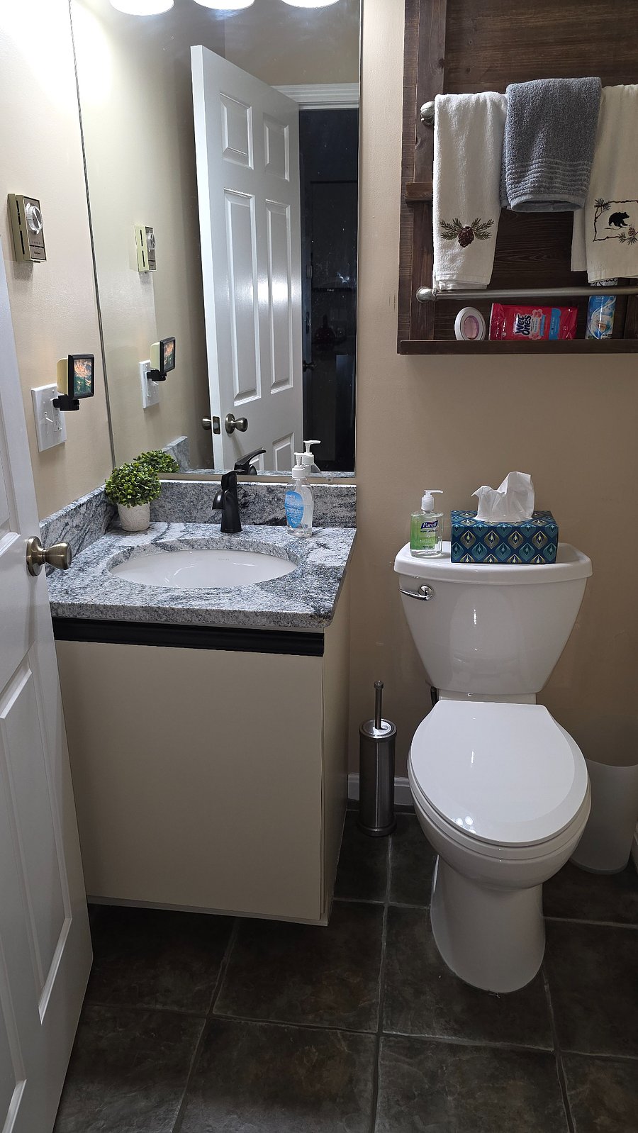 Downstairs bathroom.