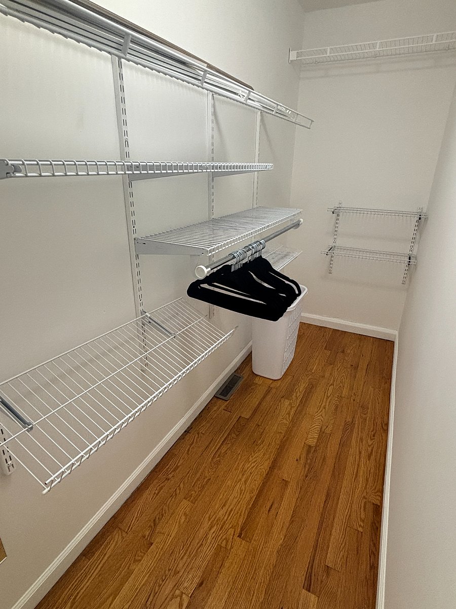 Primary walk in closet
