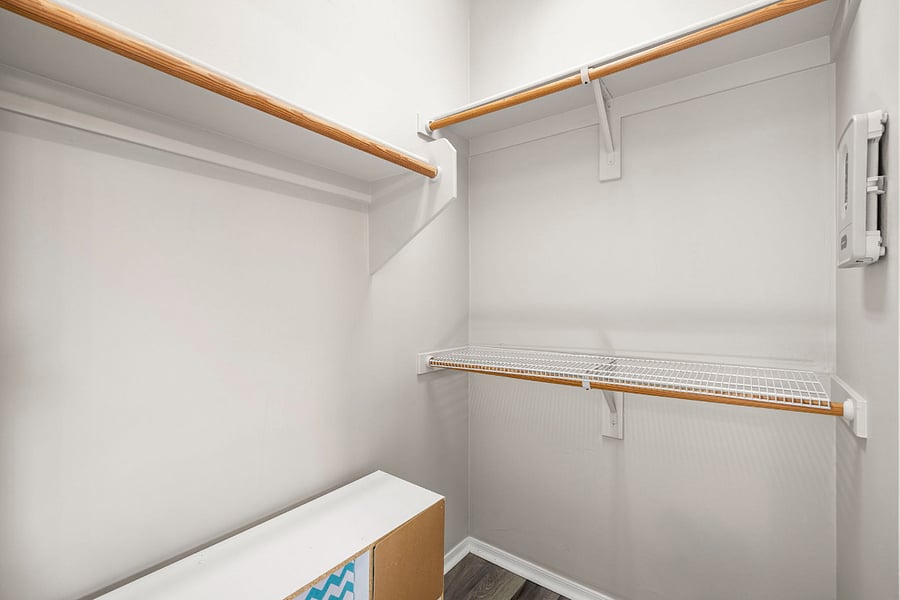 Primary closet