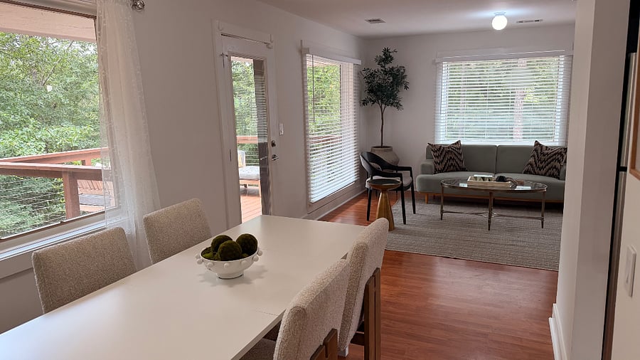 View from dining area to Living Room