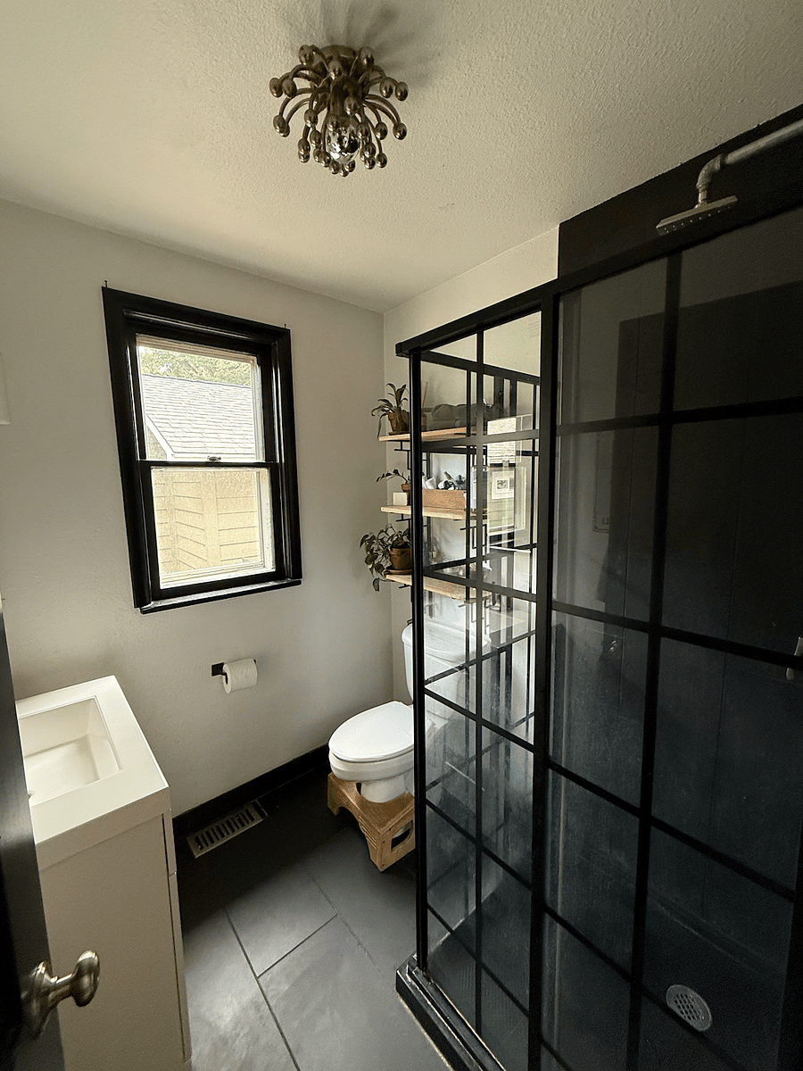 Main Floor Bathroom with shower