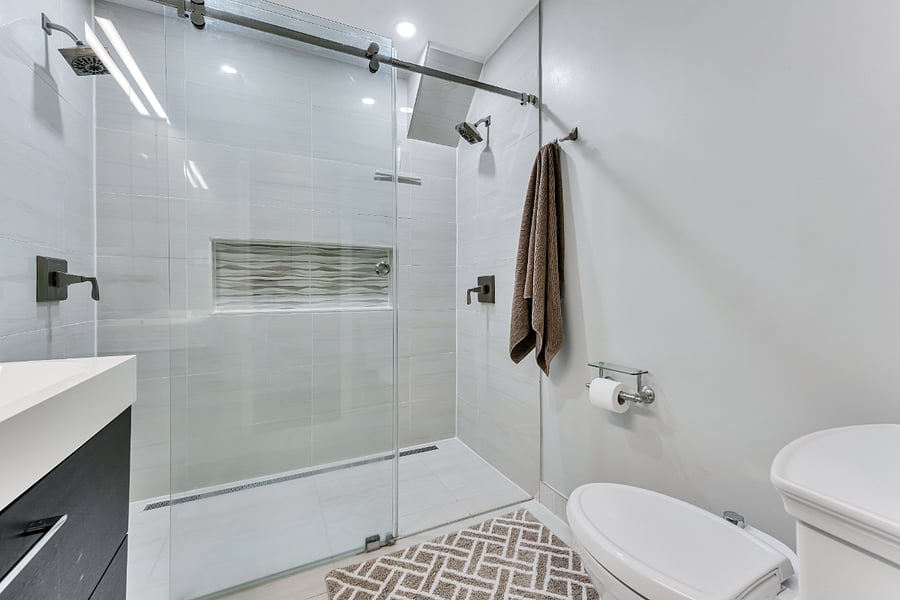 Primary bathroom.
