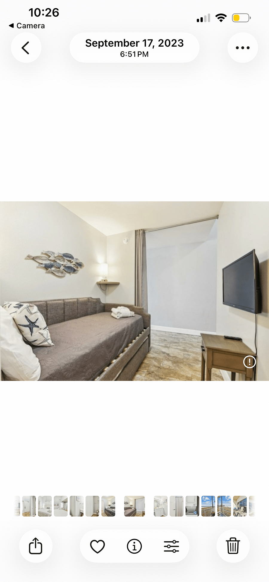 Second bedroom with smart TV