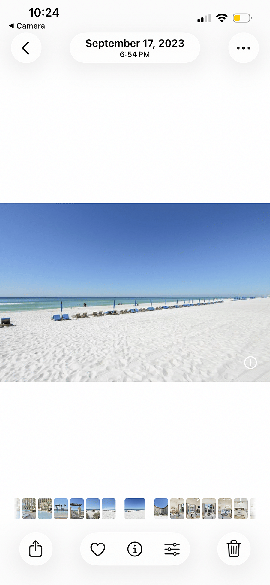 Beach looking north/west toward city pier
