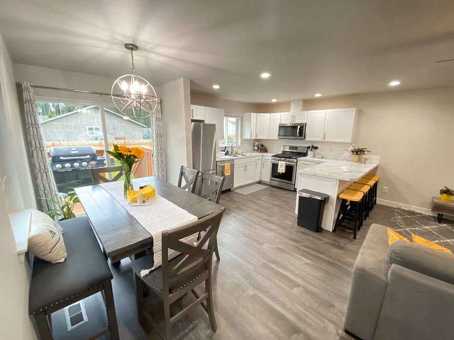 Kitchen and dining