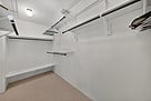 Master bedroom walk-in closet