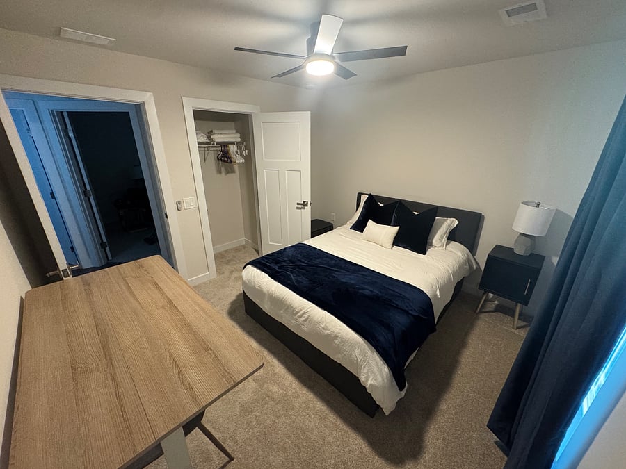 Guest Bedroom 2 with Sit/Stand Desk