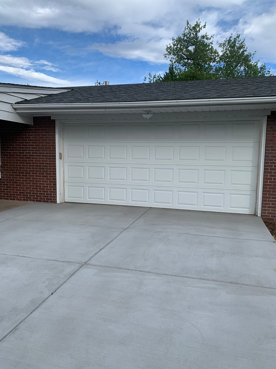 Entrance via garage door code.