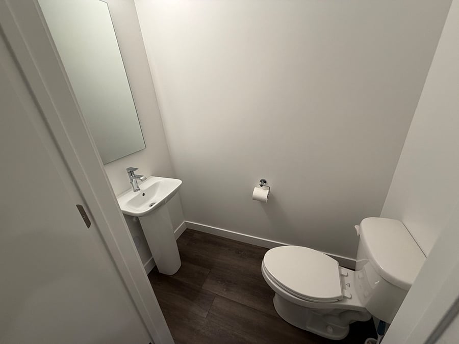 Half Bathroom on the Main Floor