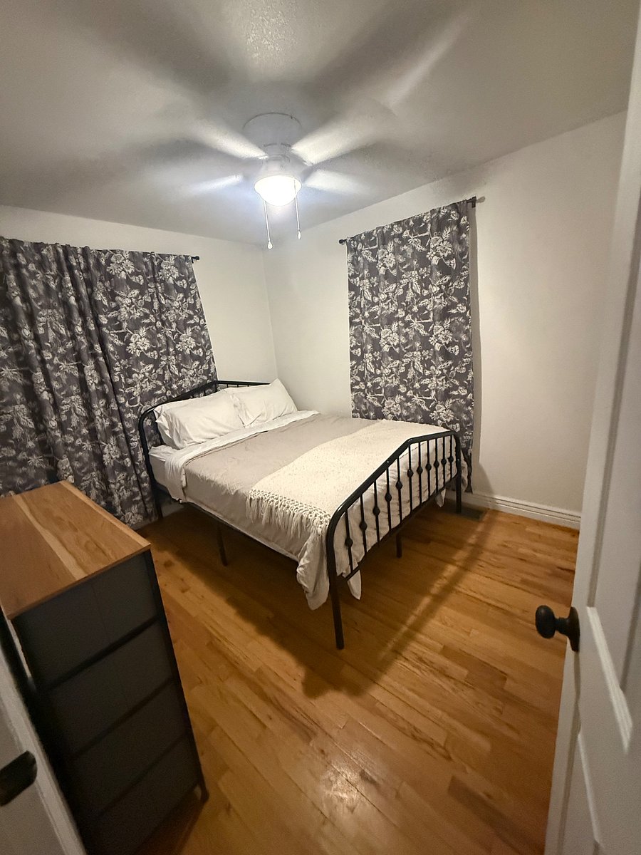 Second bedroom offers a queen size bed and you blackout curtains!