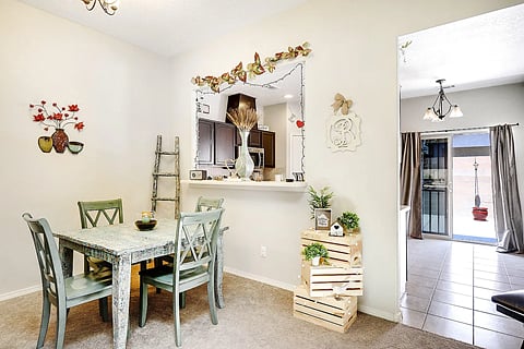 Dining & Kitchen - Furniture has changed - Dining has new furnishings and high-quality laminate wood flooring (no carpet)
