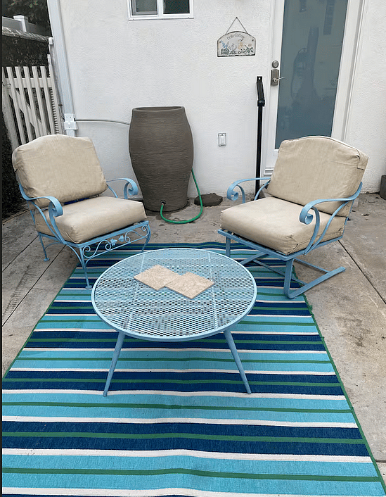 Relax in your own outdoor area.