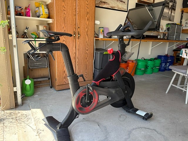 Peloton connected to WiFi and available with your account or just ride!