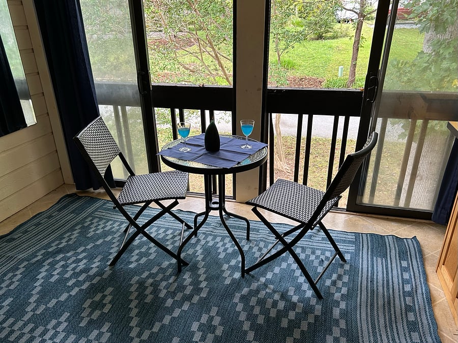 Four season porch over looking Lake Dr.