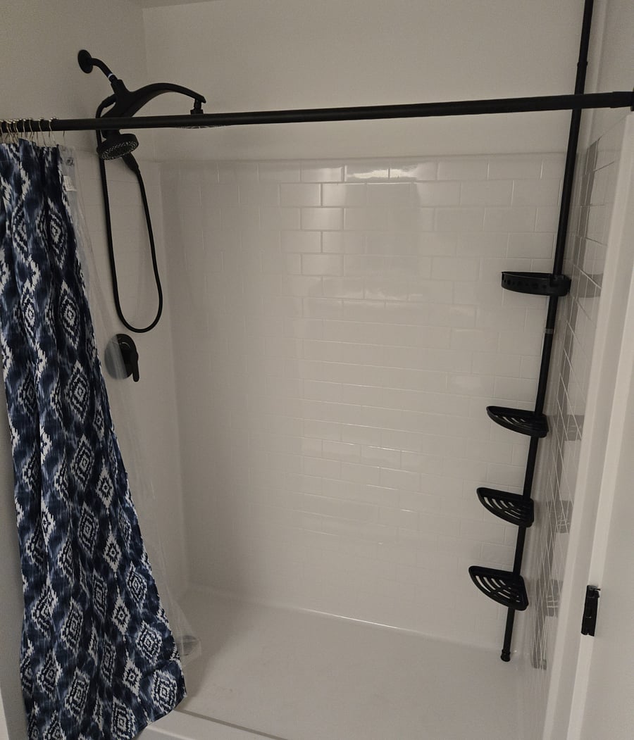 Rain Shower with Wand Extension