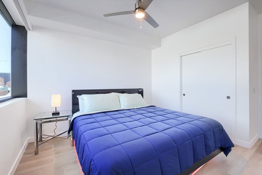 Bedroom and closet
