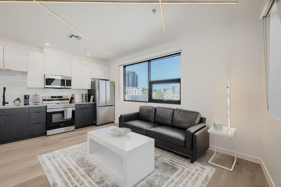 Living Room and Kitchen