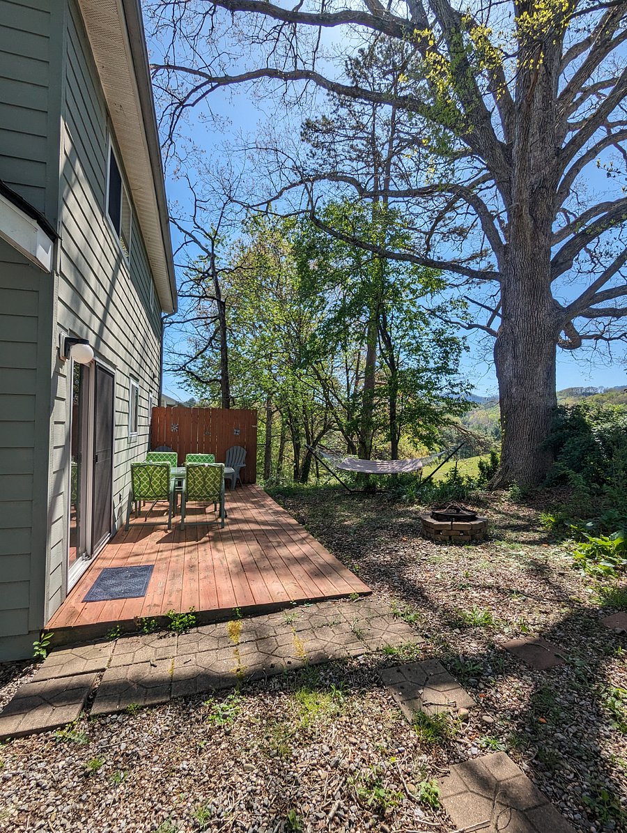 Back patio during fall to spring.