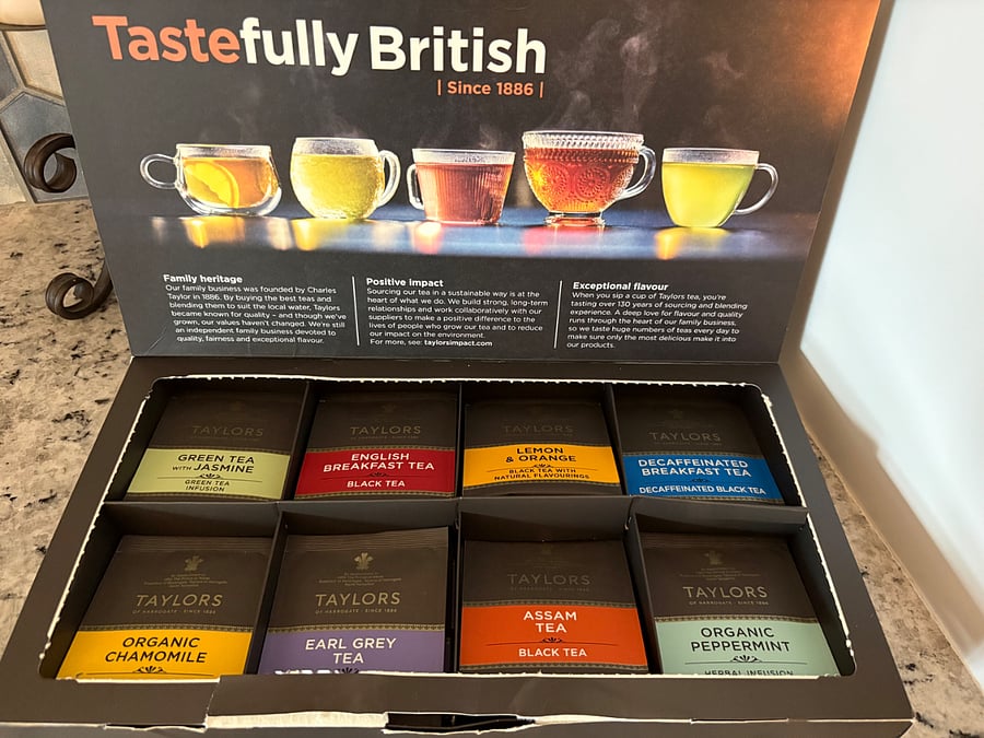 A variety of tea provided