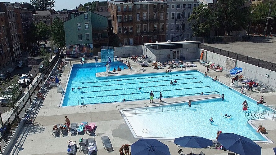 Ziegler Park pool is across the street and a great place to spend a warm summer evening.