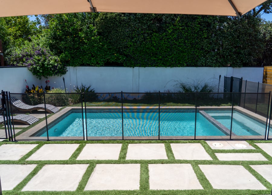 Heated pool and 11 person Spa