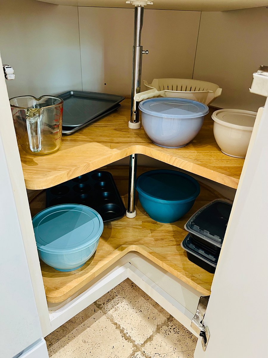 Variety of bowls with covers, and other useful kitchen items
