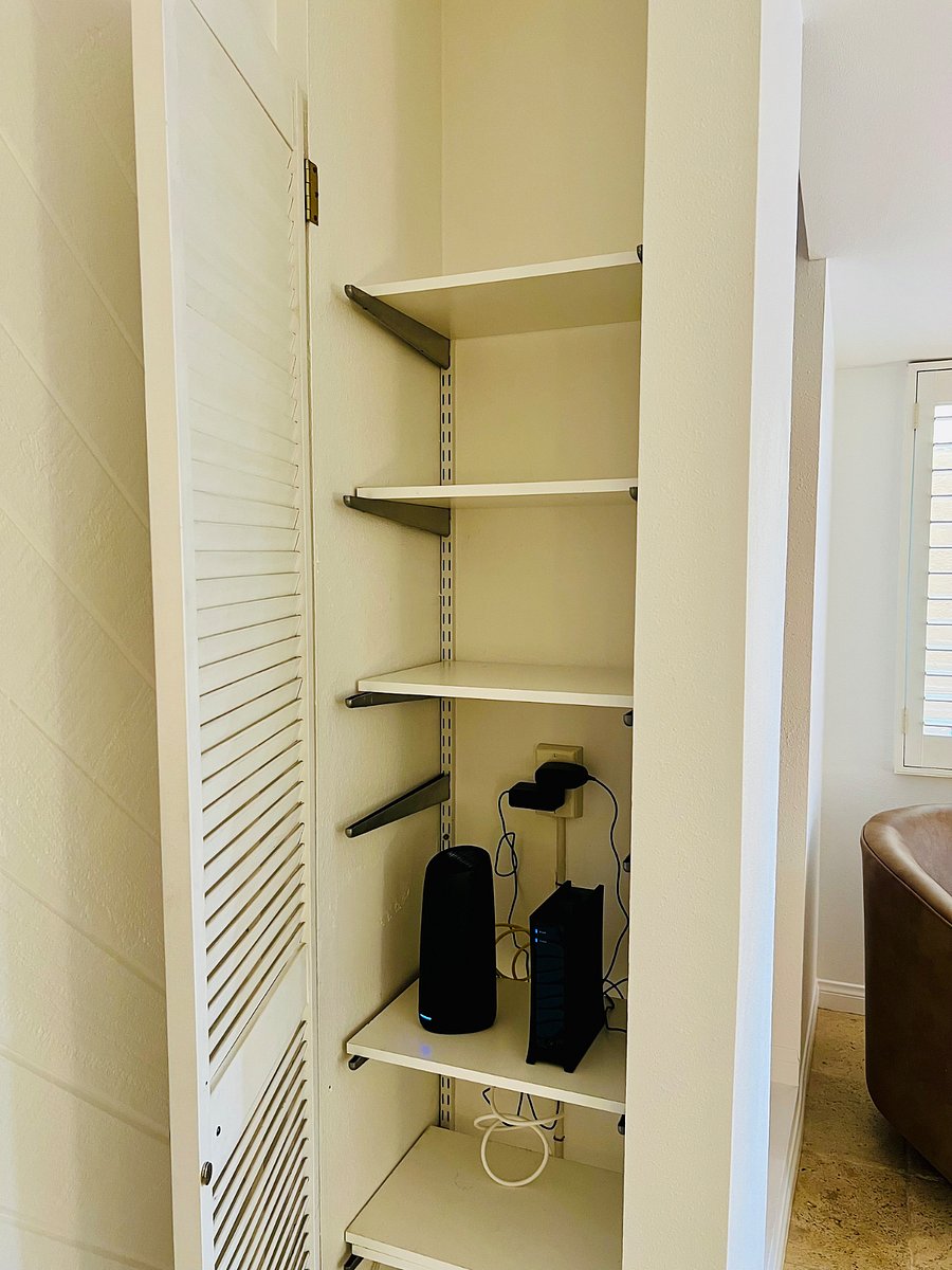 WiFi storage closet