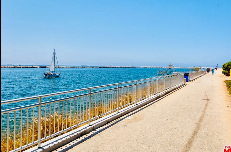 This is the main channel of Marina Del Rey, a minute walk only 3 homes away.
