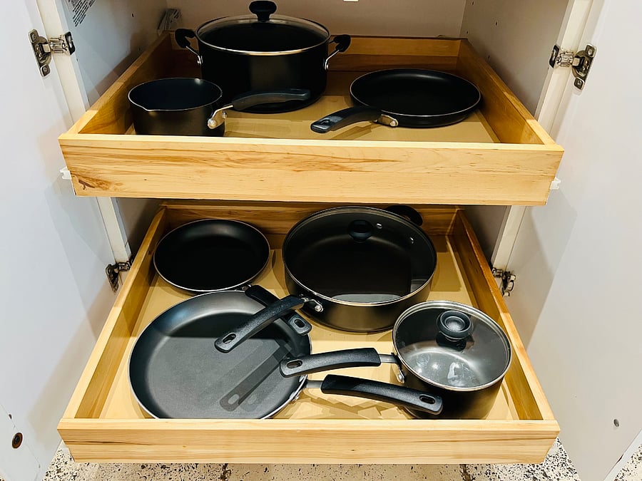Lots of pots and pans