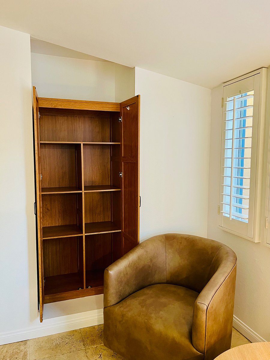 Here is the pantry/cabinet open