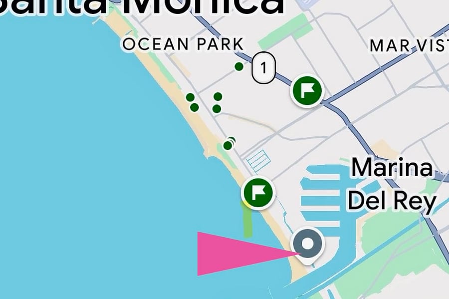 Exactly where the condo is...