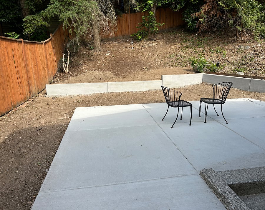 Patio in the back