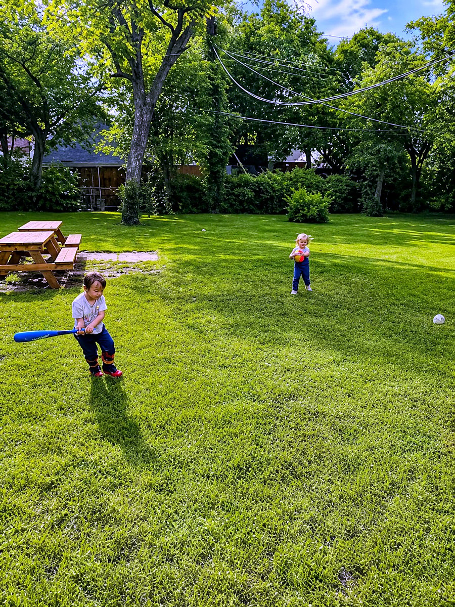 Massive backyard with plenty of open space for kids and pets to run, play, and enjoy the outdoors. A great spot for games, relaxing, or spending time outside together.