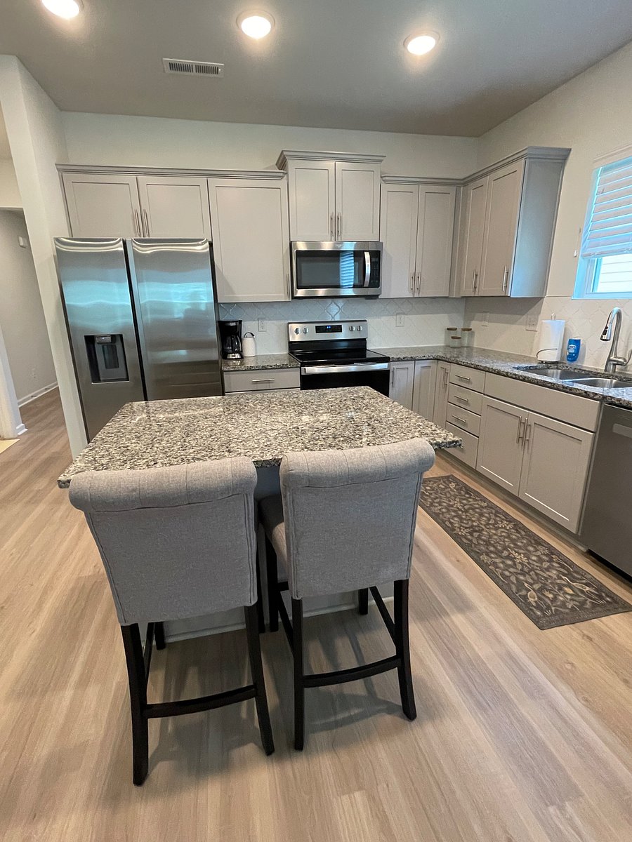 Bar seating/kitchen