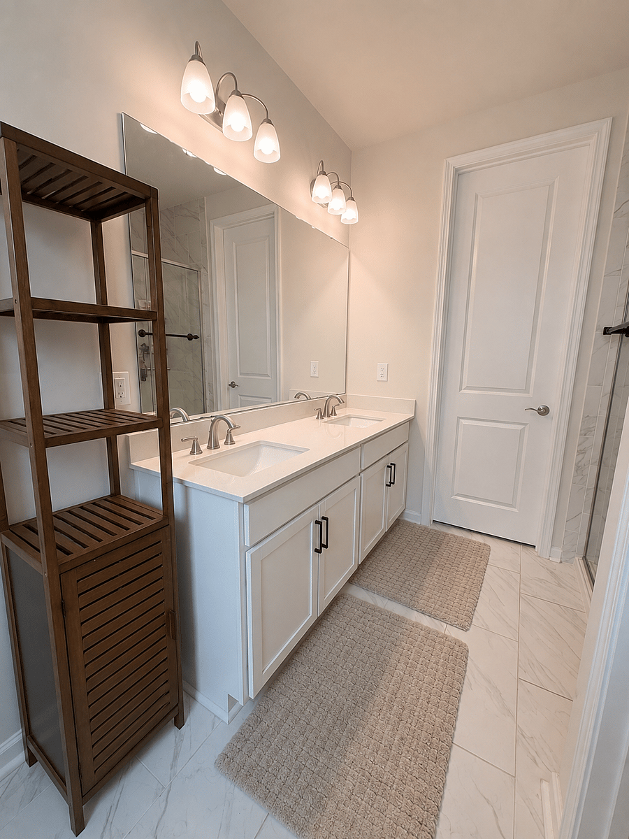 Primary Bathroom with Walk-in Closet